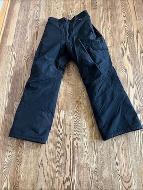 Black Insulated Snow Ski Pants